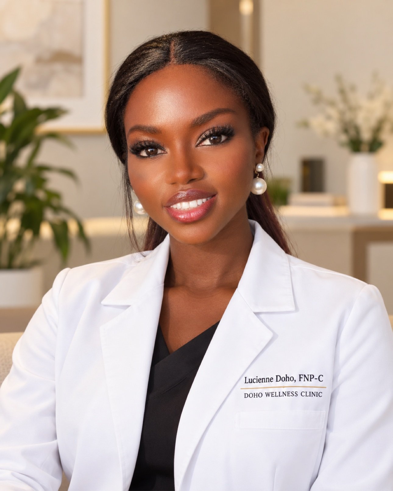 Lucienne Doho, APRN, FNP-BC, founder of DOHO Wellness Clinic